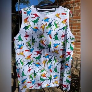 TomboyX Dino Pajama tank